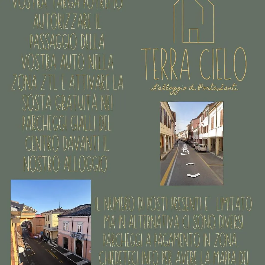 צ'זנה Terra Cielo Alloggio Di Porta Santi דירה